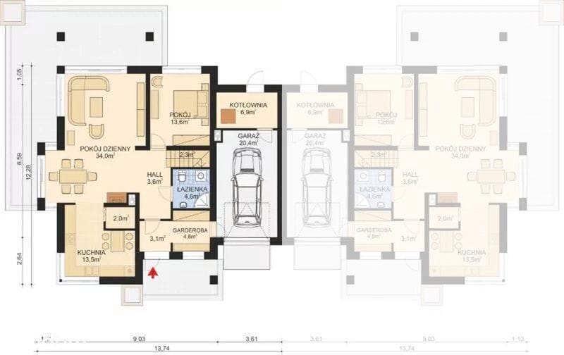 Dom 5 pokojowe na Sprzedaż