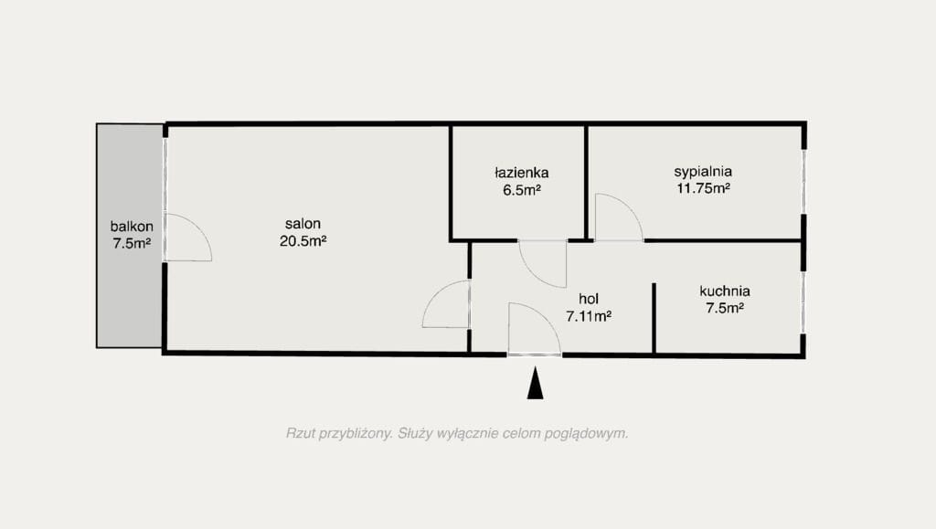 Mieszkanie 2 pokojowe na Sprzedaż
