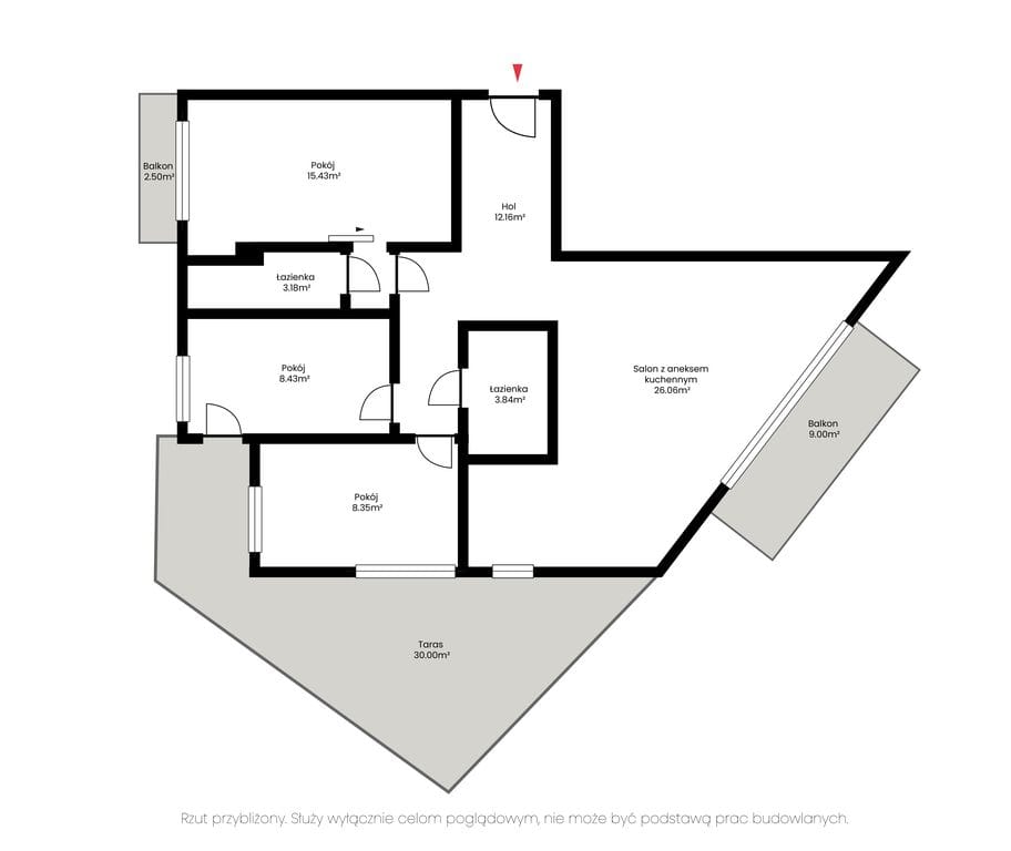 Mieszkanie 4 pokojowe na Sprzedaż