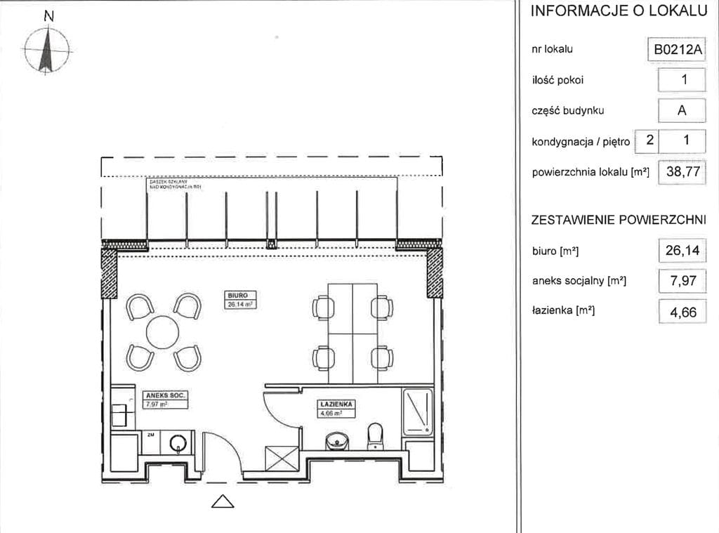 Mieszkanie 1 pokojowe na Sprzedaż