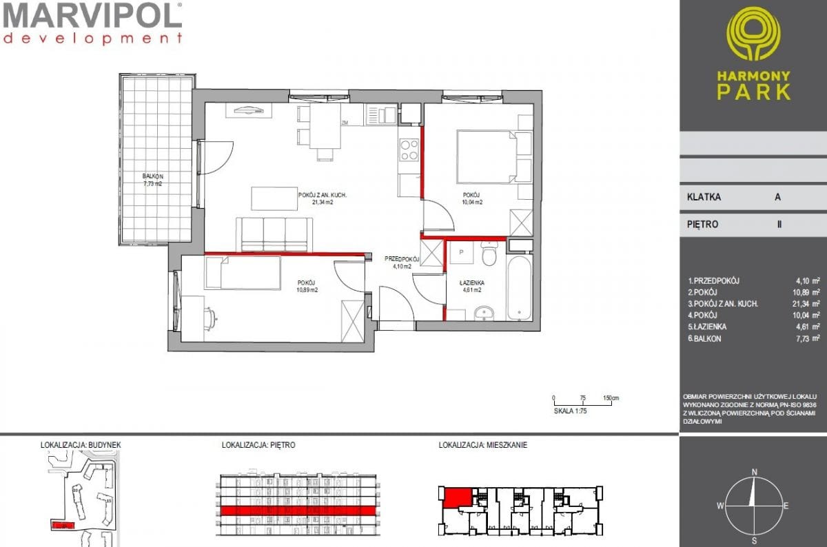 Mieszkanie 3 pokojowe na Sprzedaż
