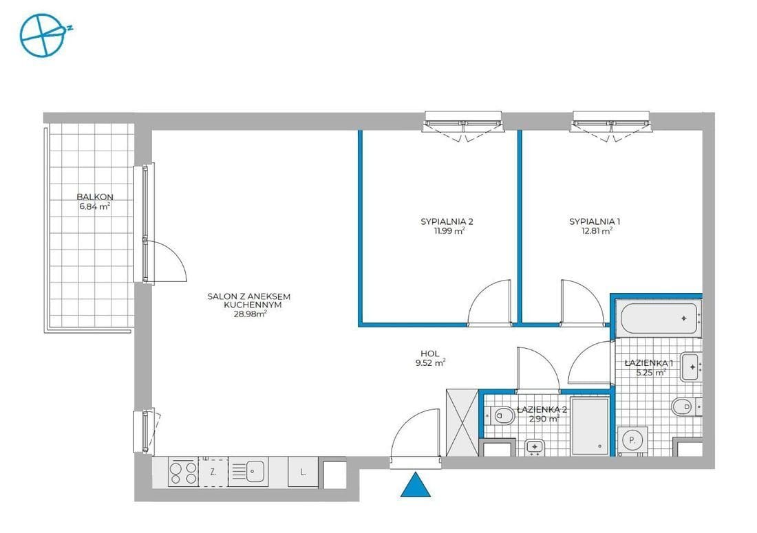 Mieszkanie 3 pokojowe na Sprzedaż