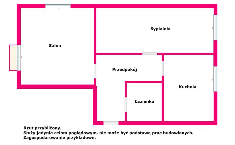 Mieszkanie 2 pokojowe na Sprzedaż