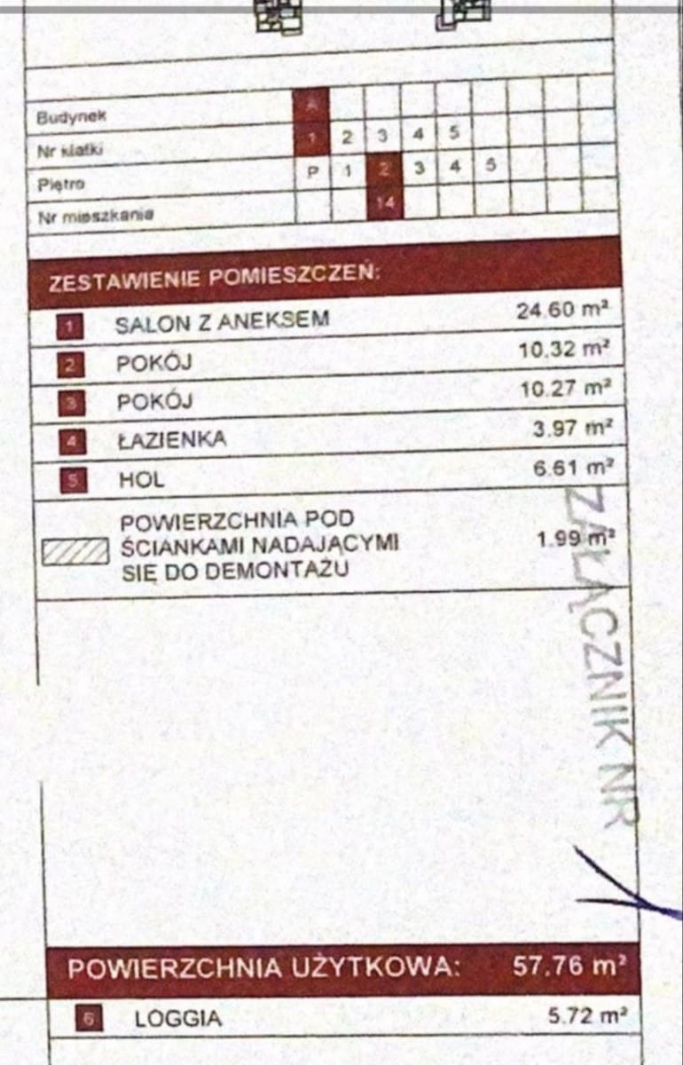 Mieszkanie 3 pokojowe na Sprzedaż