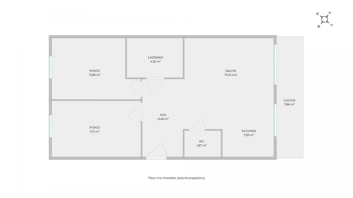 Mieszkanie 3 pokojowe na Sprzedaż