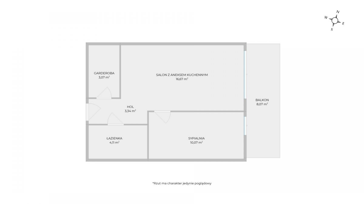 Mieszkanie 2 pokojowe na Sprzedaż