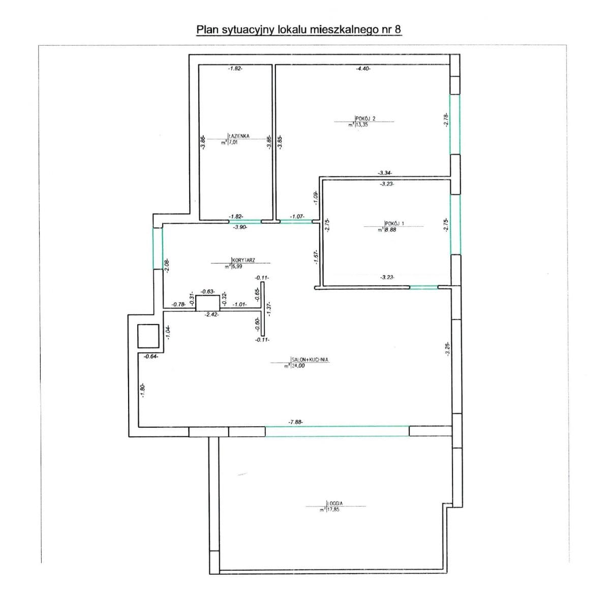 Mieszkanie 3 pokojowe na Sprzedaż