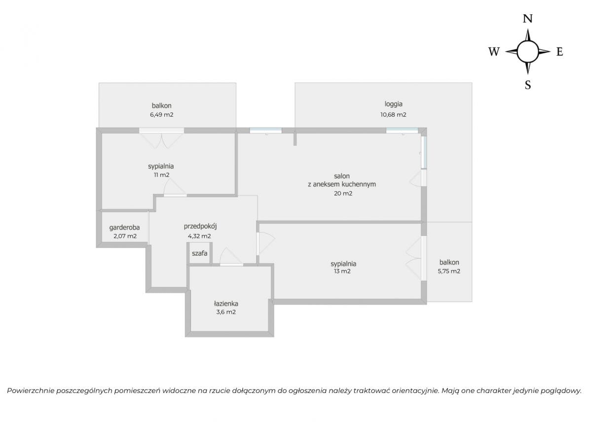 Mieszkanie 3 pokojowe na Sprzedaż