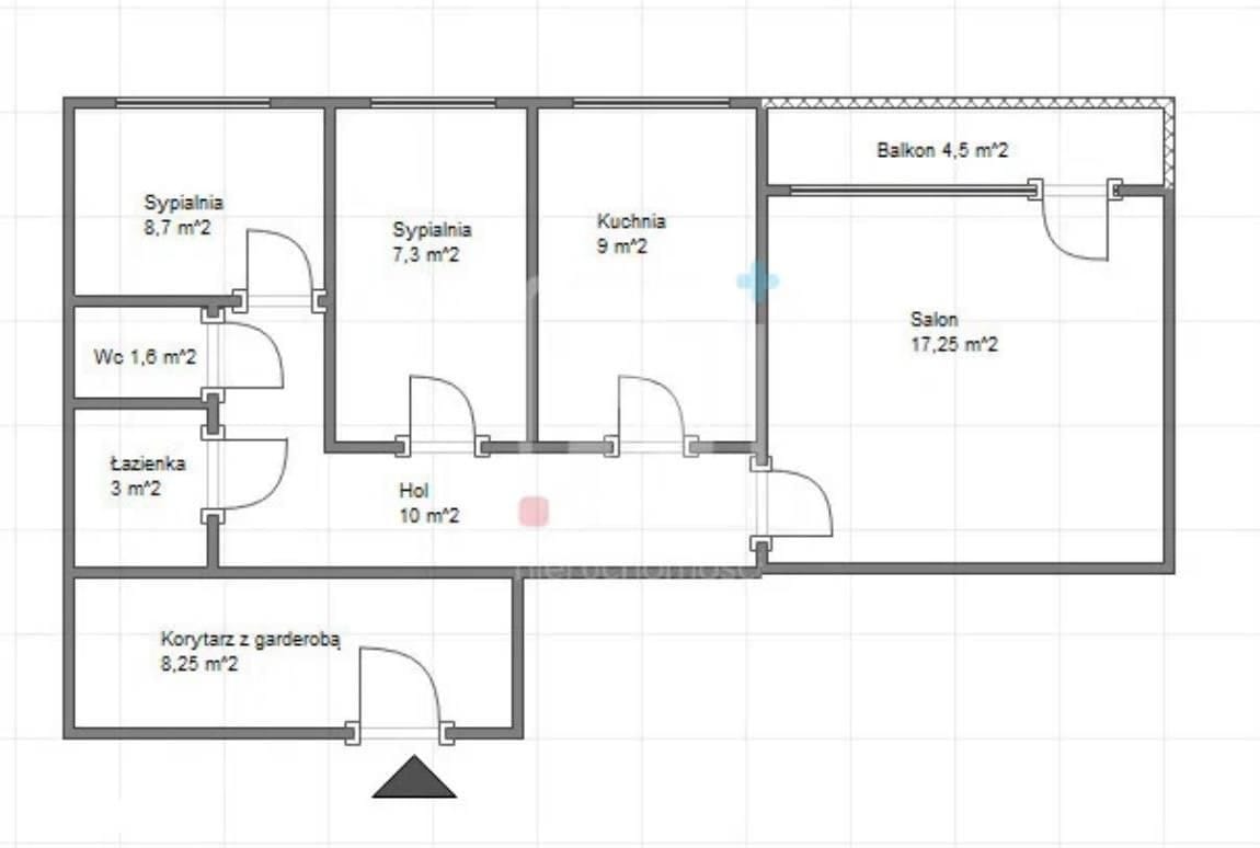 Mieszkanie 3 pokojowe na Sprzedaż