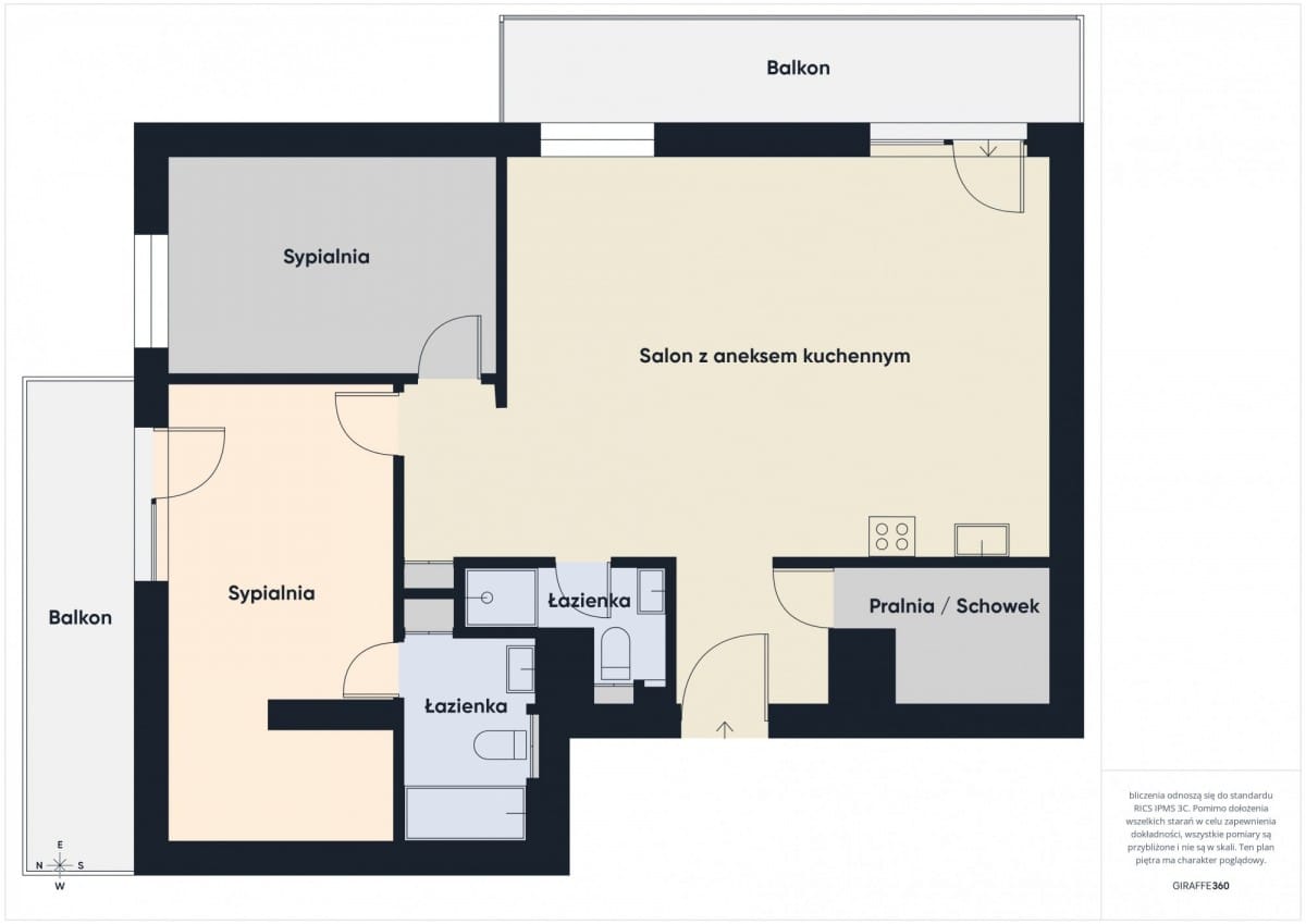Mieszkanie 3 pokojowe na Sprzedaż