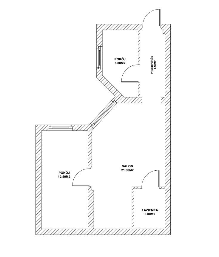 Mieszkanie 3 pokojowe na Sprzedaż