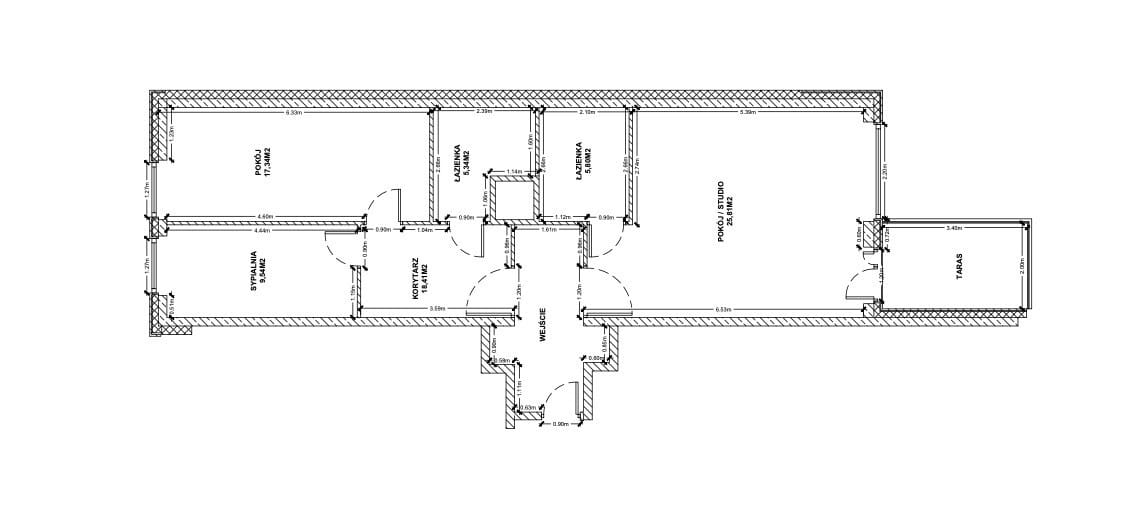 Mieszkanie 3 pokojowe na Sprzedaż