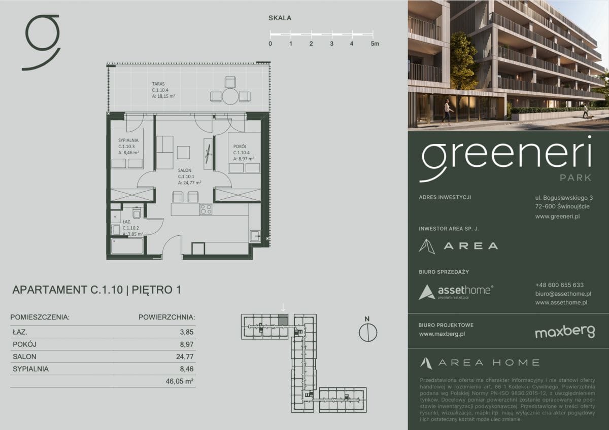 Mieszkanie 3 pokojowe na Sprzedaż