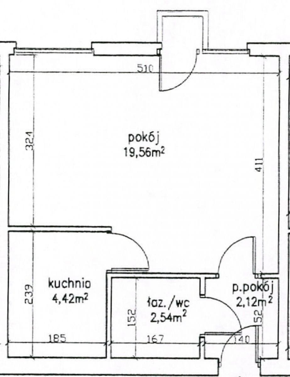 Mieszkanie 1 pokojowe na Sprzedaż
