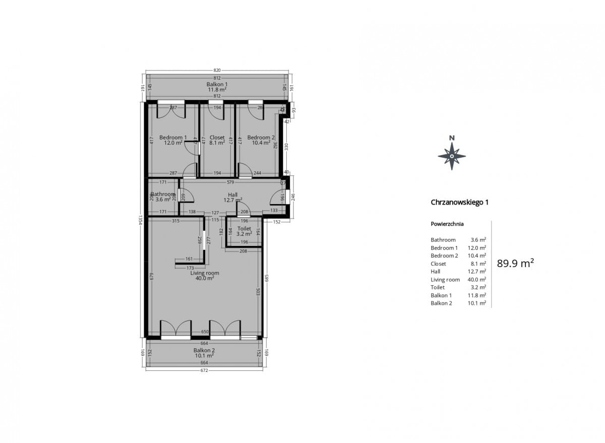Mieszkanie 4 pokojowe na Sprzedaż