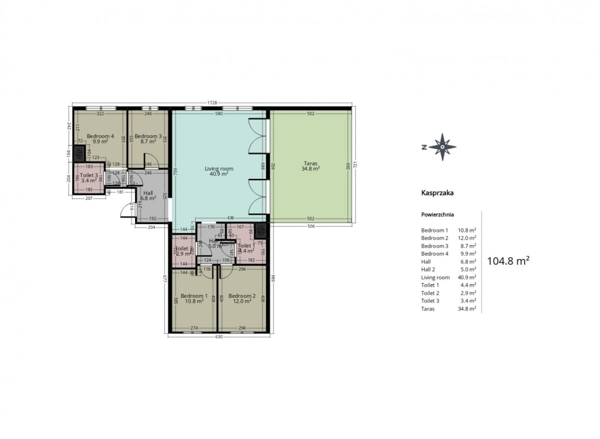 Mieszkanie 5 pokojowe na Sprzedaż