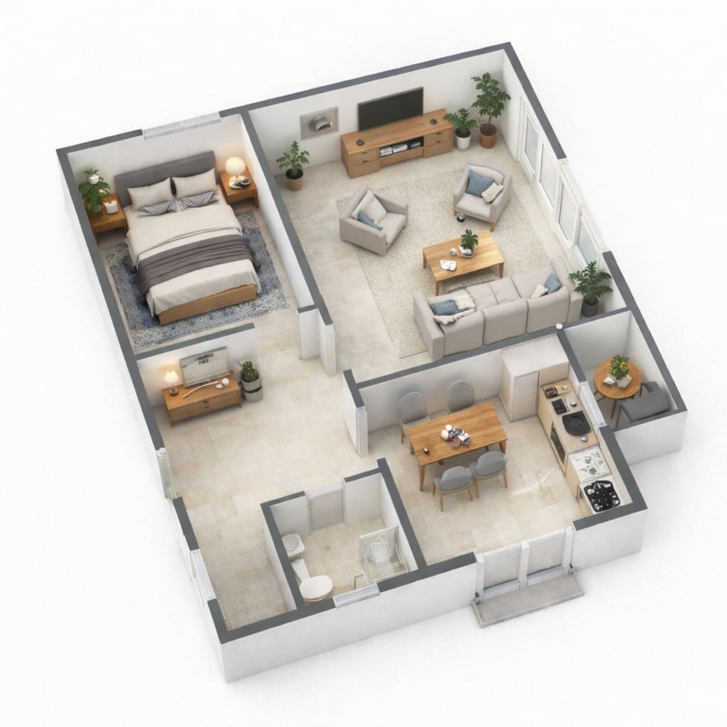 Mieszkanie 2 pokojowe na Sprzedaż