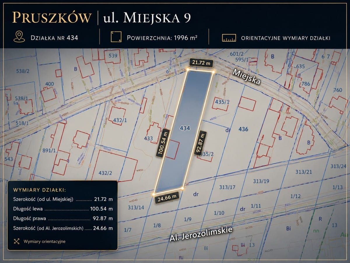 Działka  pokojowe na Sprzedaż