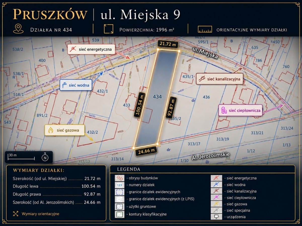 Działka  pokojowe na Sprzedaż