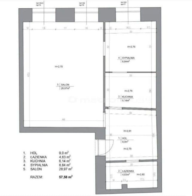 Mieszkanie 2 pokojowe na Sprzedaż