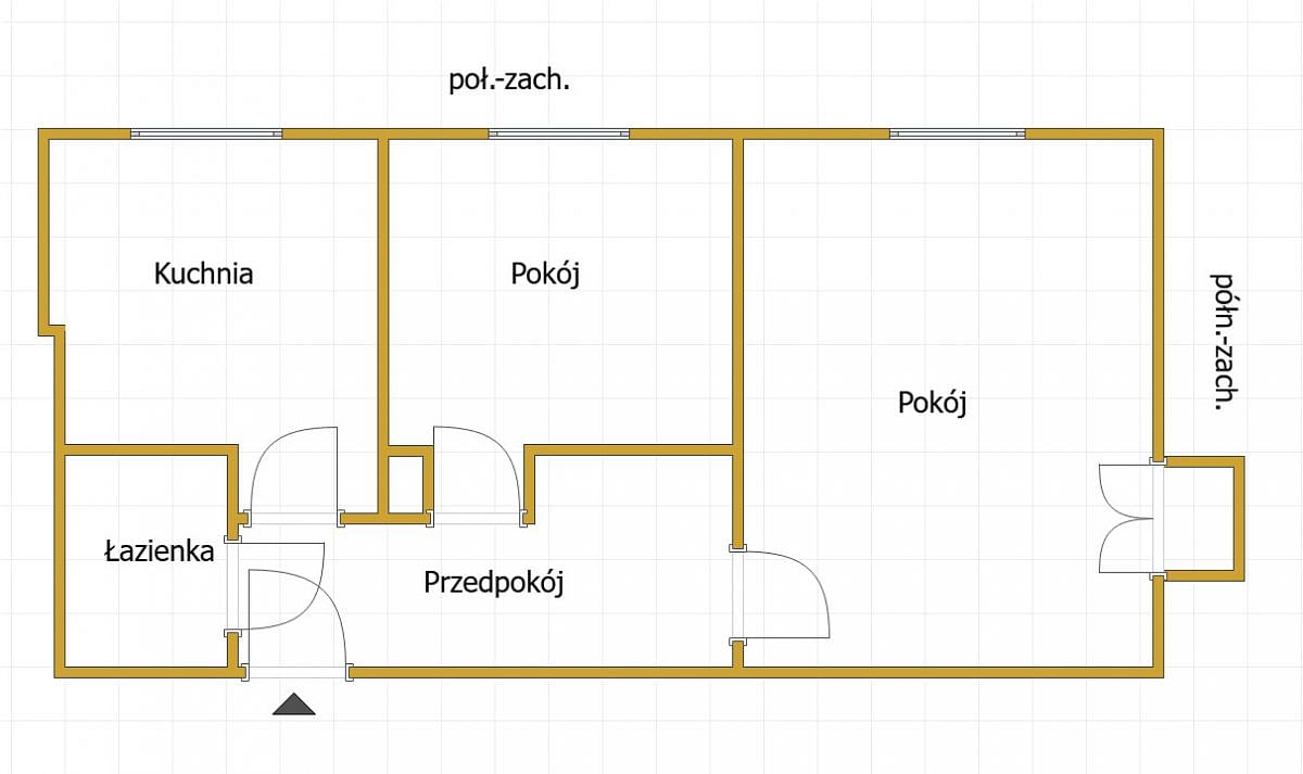 Mieszkanie 2 pokojowe na Sprzedaż