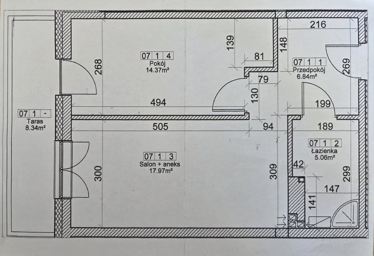 Mieszkanie 2 pokojowe na Sprzedaż
