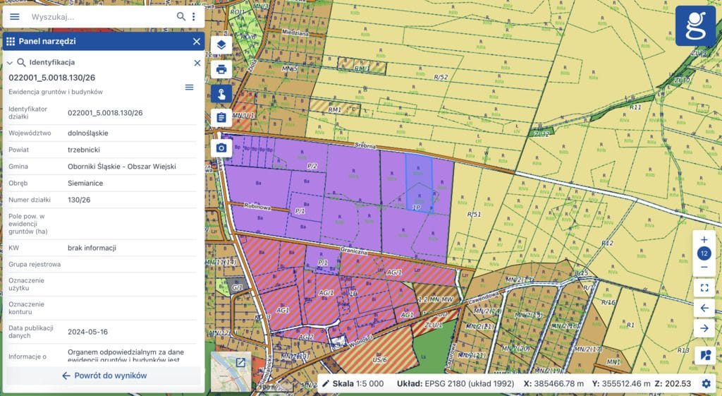 Działka  pokojowe na Sprzedaż
