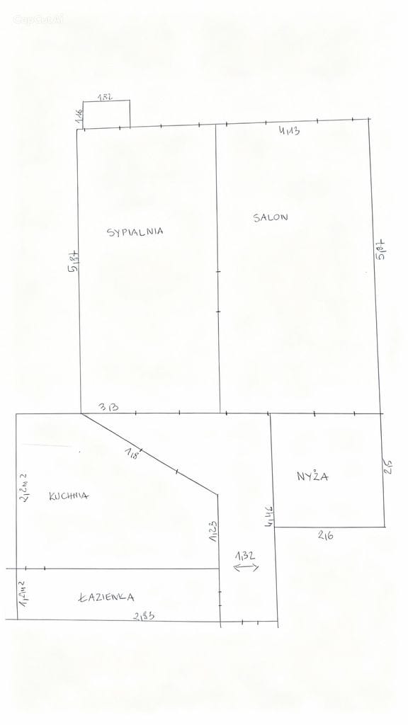 Mieszkanie 2 pokojowe na Sprzedaż