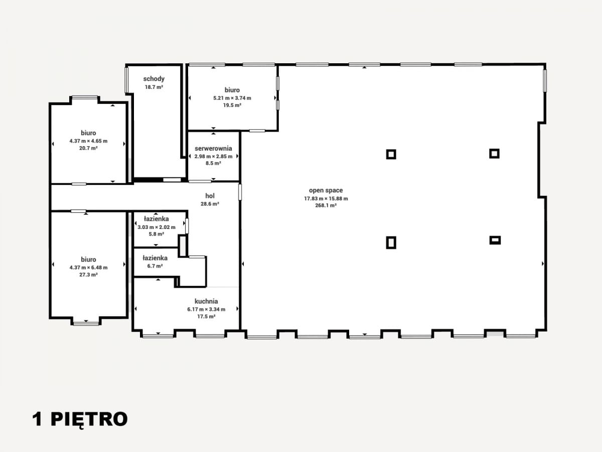 Lokal użytkowy  pokojowe na Wynajem