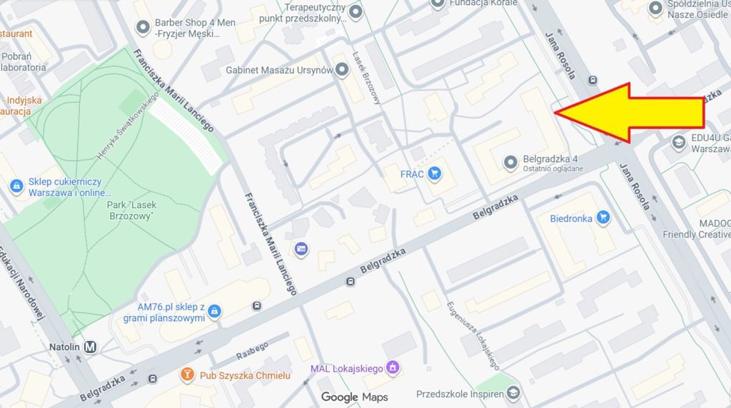 Lokal użytkowy  pokojowe na Wynajem