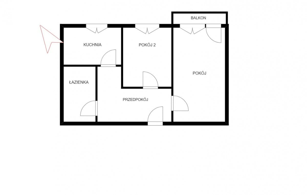 Mieszkanie 2 pokojowe na Sprzedaż