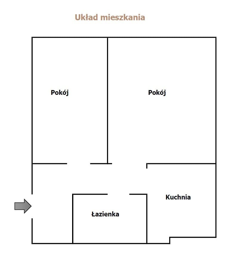 Mieszkanie 2 pokojowe na Sprzedaż