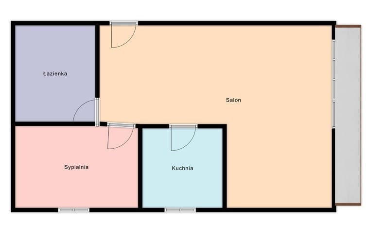 Mieszkanie 2 pokojowe na Wynajem