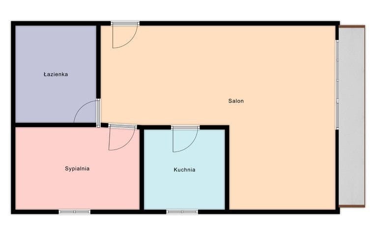 Mieszkanie 2 pokojowe na Wynajem