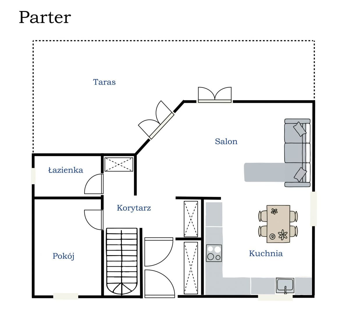 Dom 5 pokojowe na Sprzedaż