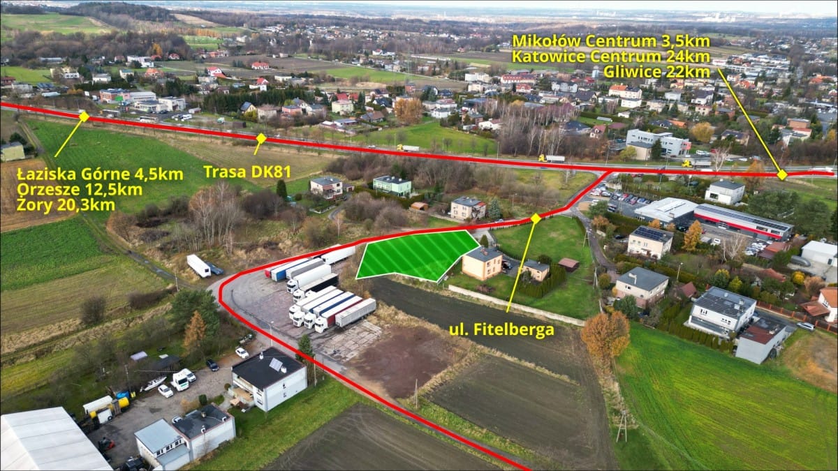 Działka  pokojowe na Sprzedaż