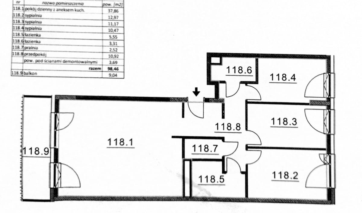 Mieszkanie 4 pokojowe na Sprzedaż