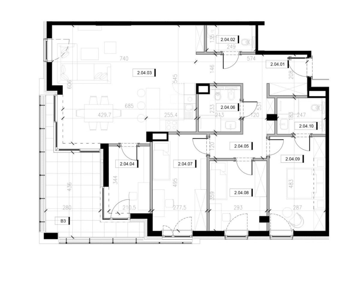 Mieszkanie 5 pokojowe na Sprzedaż