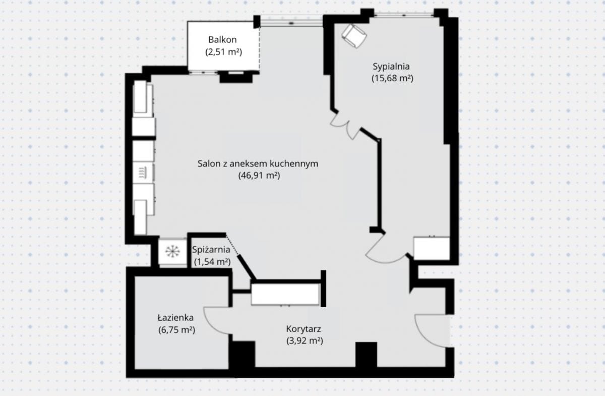 Mieszkanie 2 pokojowe na Sprzedaż