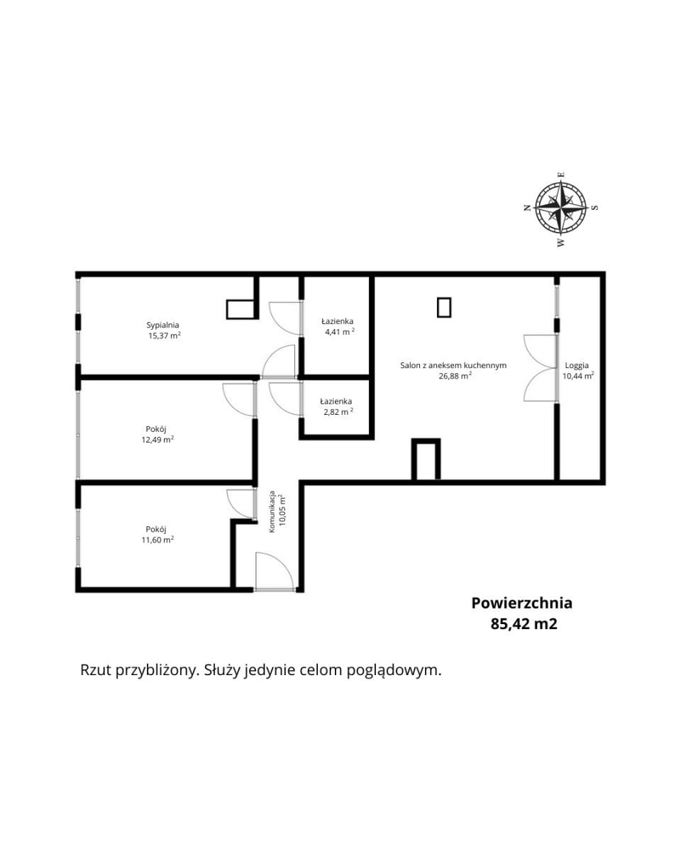 Mieszkanie 4 pokojowe na Sprzedaż