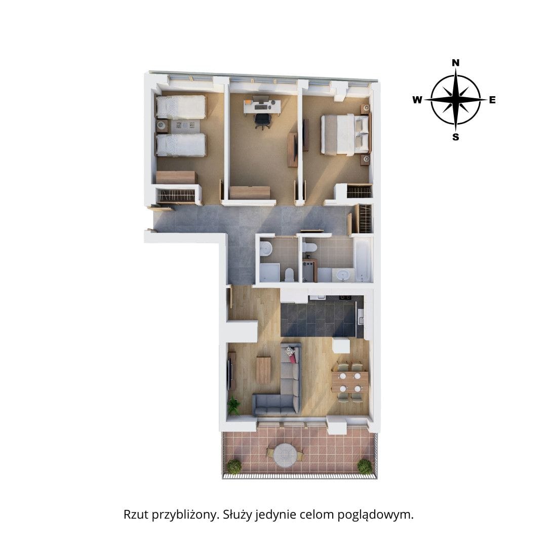 Mieszkanie 4 pokojowe na Sprzedaż