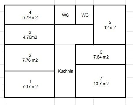 Mieszkanie 7 pokojowe na Sprzedaż