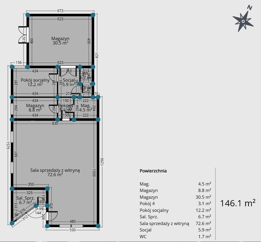 Lokal użytkowy  pokojowe na Sprzedaż