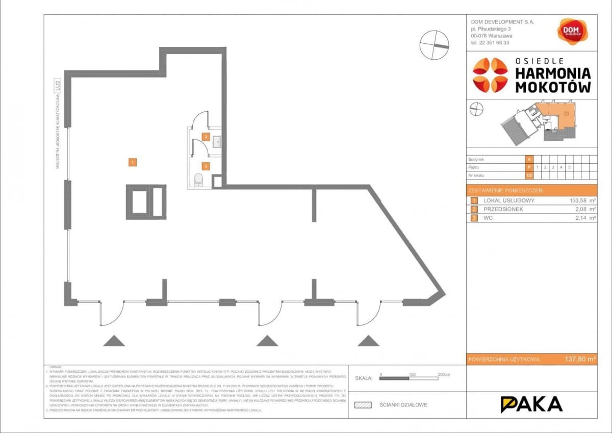 Lokal użytkowy  pokojowe na Wynajem