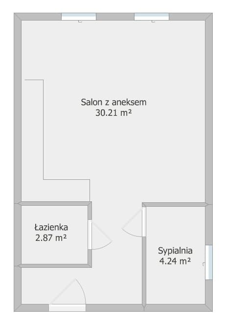 Mieszkanie 2 pokojowe na Sprzedaż