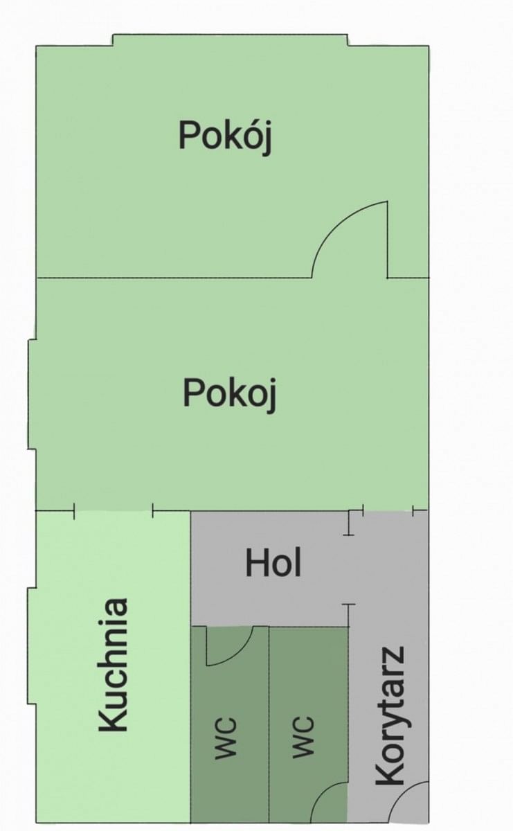 Mieszkanie 2 pokojowe na Sprzedaż