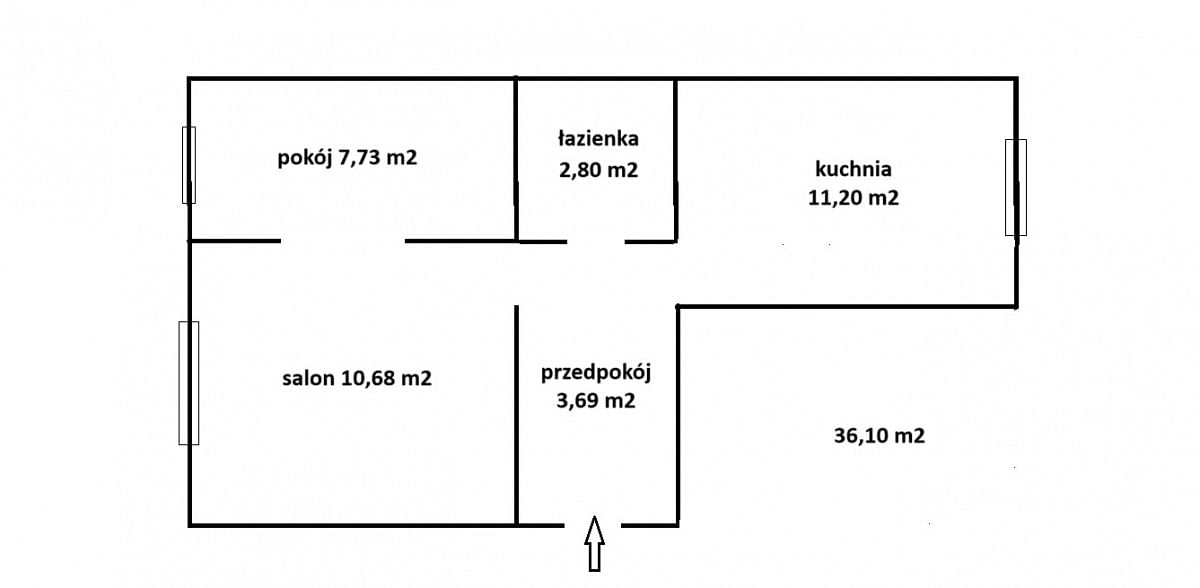 Mieszkanie 1 pokojowe na Sprzedaż