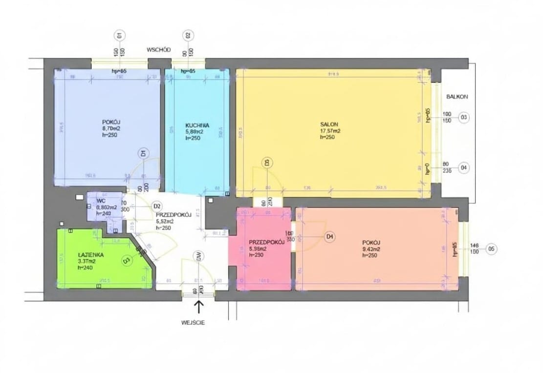 Mieszkanie 3 pokojowe na Sprzedaż