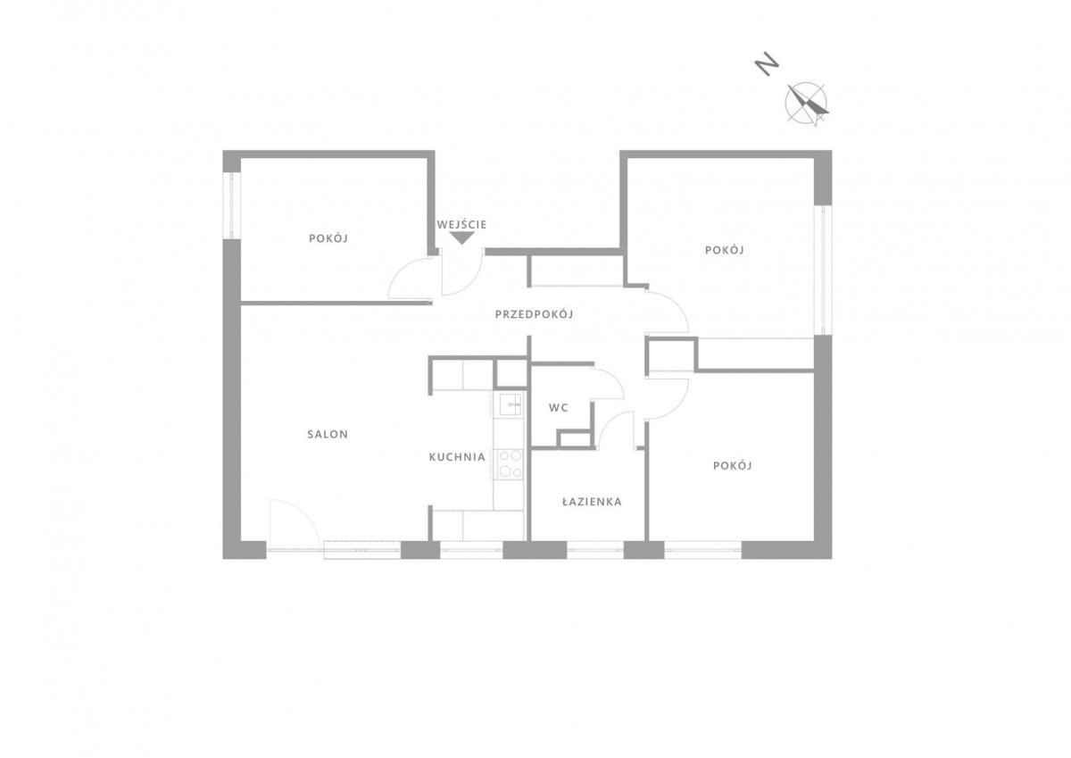 Mieszkanie 4 pokojowe na Sprzedaż