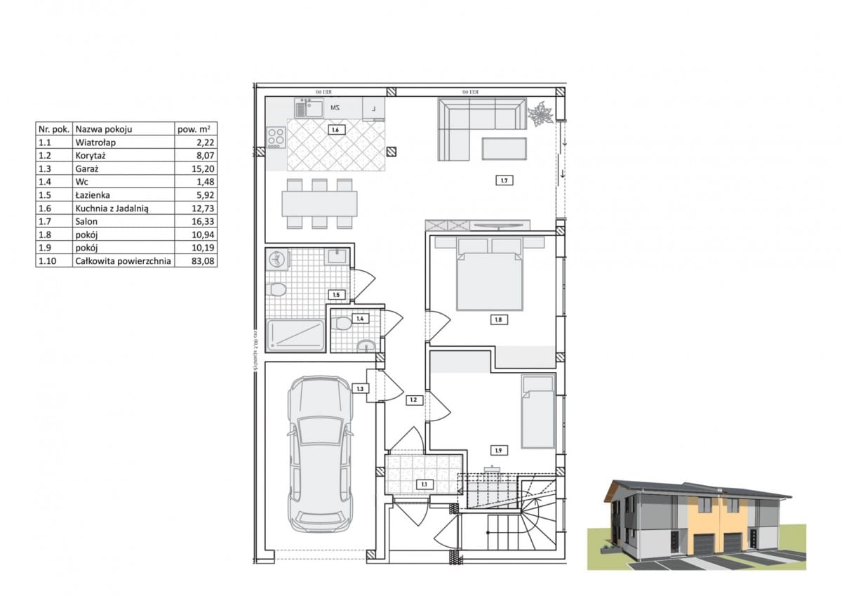 Mieszkanie 4 pokojowe na Sprzedaż